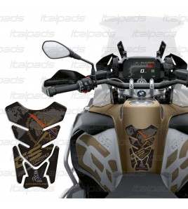 TANK PAD "Michigan" black/gold for BMW R 1250 GS  Adventure