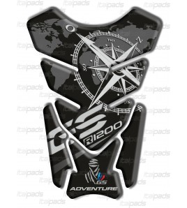TANK PAD Black/Gray "Michigan" for BMW R1200GS Adventure