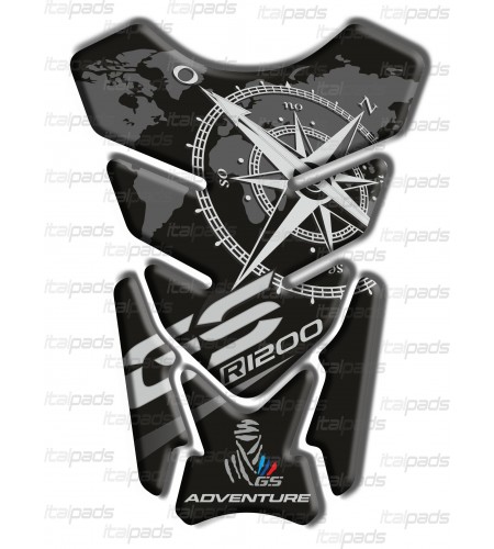 TANK PAD Black/Gray "Michigan" for BMW R1200GS Adventure