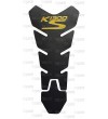 Genuine leather tank pad for BMW K1300S black/gold