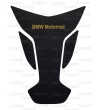 Tank Pad GENUINE LEATHER black/gold for BMW