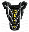 TANK PAD  "Top wings Rip" carbon look/yellow for Ducati Monster