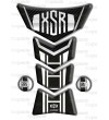 Tank pad mod. "Frames" for Yamaha XSR black white