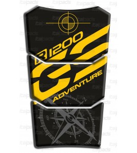 TANK PAD "Black/Yellow" for BMW R1200GS Adventure