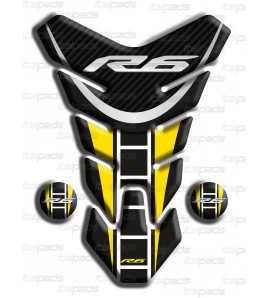 Tank Pad Yamaha R6  "Nevada" black yellow L