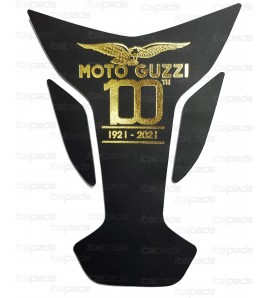 TANK PAD 100th Centenary real black leather for Moto Guzzi