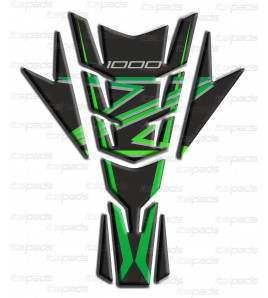 Tank Pad mod. "Connecticut Sport" for Kawasaki Z1000 green tones