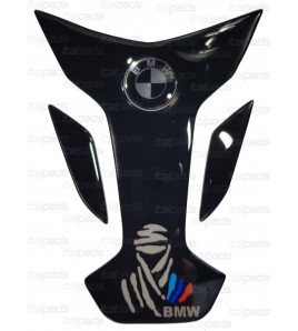 Tank pad mod. Black "Wings" for BMW, chrome logo insert