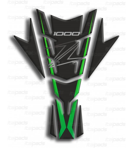 Tank Pad green tones SH for Kawasaki Z1000, 2014-2020