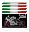 Set of 4 resin 3D stickers for Ducati Panigale 959, 97x8 mm.