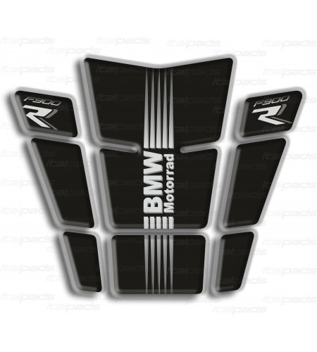 Resin 3D Tank Pad black suitable for BMW F900R