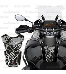 TANK PAD "Black/Gray" for BMW R1250GS Adventure Triple Black