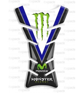 Tank pad  Classic Monster Blue-carbon Sport Racing