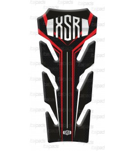 Red white tank pad for Yamaha XSR