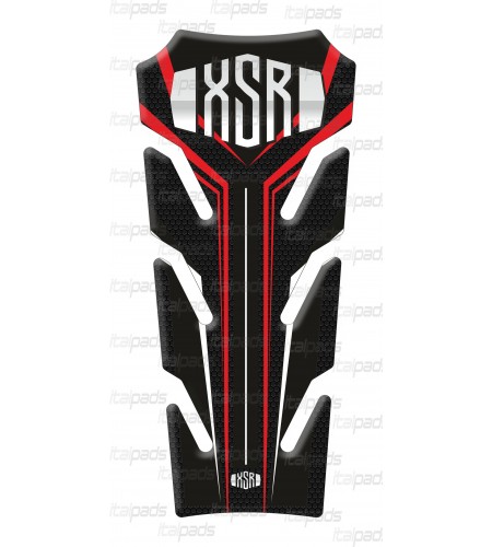 Red white tank pad for Yamaha XSR