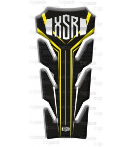 Tank pad 60th Anniversary for Yamaha XSR black yellow