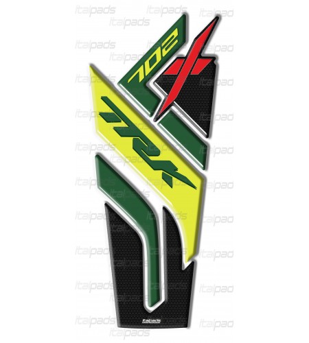 Tank pad green theme for Benelli TRK 702X, tank protection