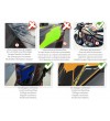 Tank pad mod. "Detroit Top" Racing gold for APRILIA