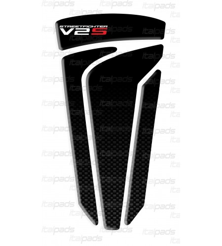 Black/carbon tank pad for Ducati V2S StreetFighter