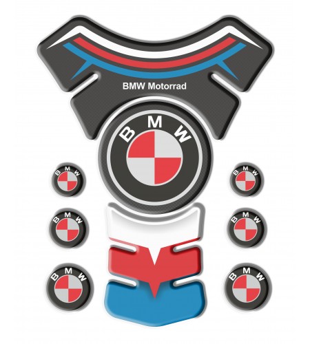 TANK PAD for BMW mod. "De Luxe" red logo
