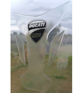 TRANSPARENT TANK PAD PROTECTIVE for DUCATI, protection tank bike