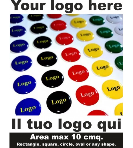 Set of 25 resin, silicone, rubber, 3D, lenticular labels