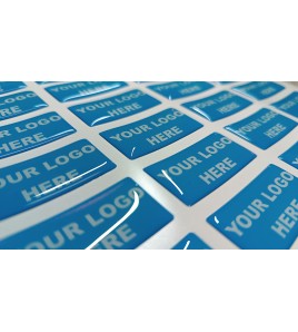 Set of 24 resin, silicone, rubber, 3D, lenticular labels