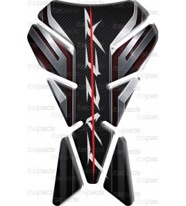 Protect your ride in style! Universal adhesive tank pad, perfectly fitting the Yamaha Fazer. Sporty design, maximum scratch pro