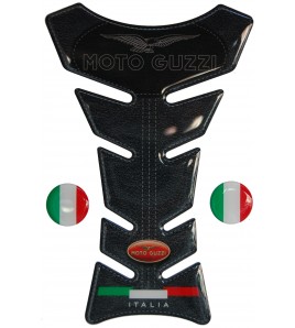 TANK PAD PROTECTIVE black leather for Moto Guzzi mod. "Classic Top"