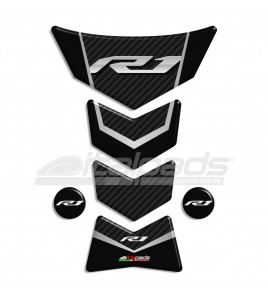 Tank Pad Yamaha R1 black-carbon look "Frames/S"