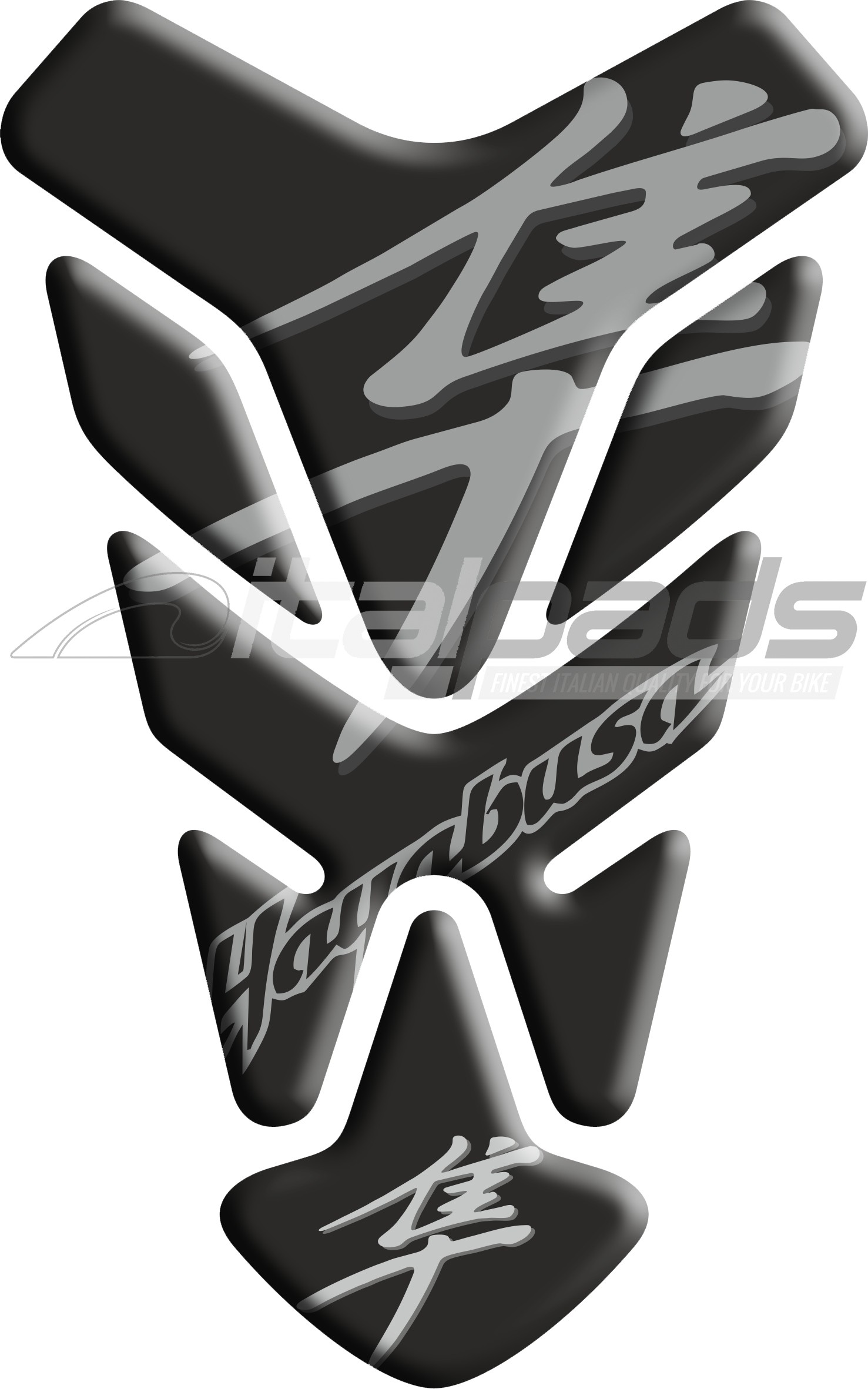 Tankpad Schutzfolie SUZUKI GSX1300R Hayabusa - 3D Effekt Black Gold