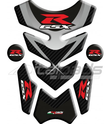 Tank Pad suitable for SUZUKI GSX-R mod. "3WINGS/s" carbon look