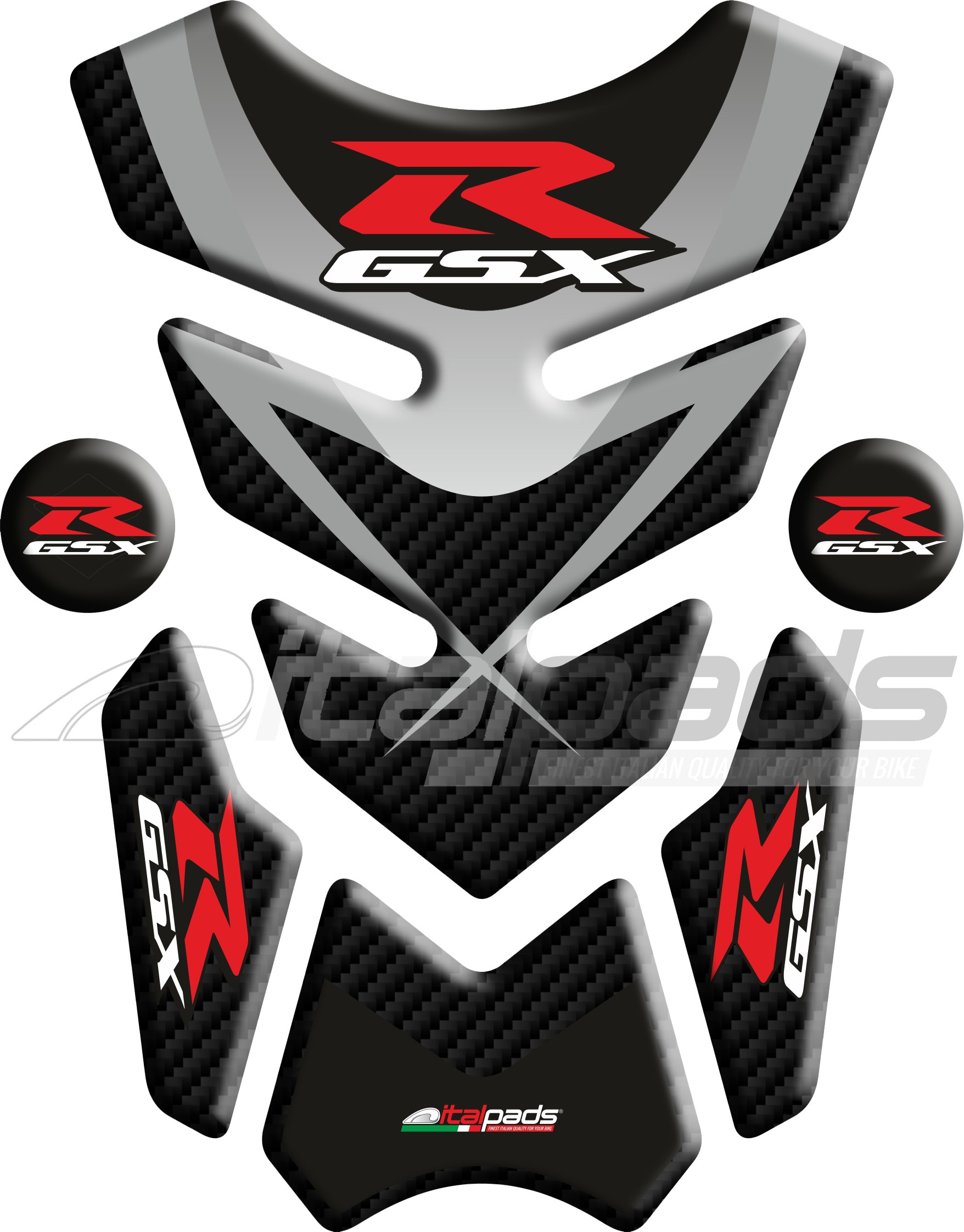 "Wings" für Honda CBR carbon look Motorrad Tankschutz  mod 