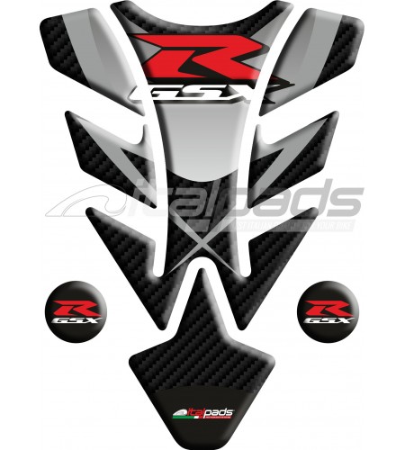 TANK PAD suitable for Suzuki GSX-R mod. "ILLINOIS/s" carbon look