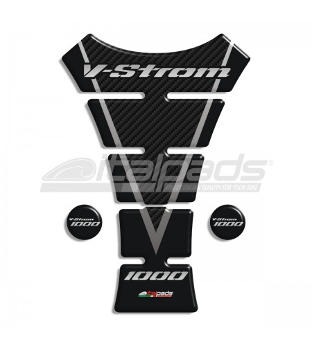 TANK PAD PROTECTIVE black-carbon look for Suzuki V-Strom 1000 mod. "Texas" 2P