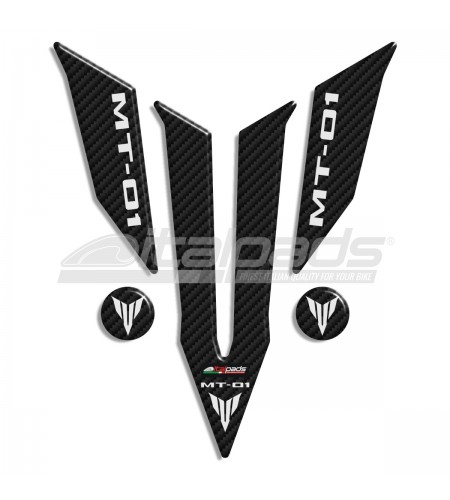 Tank Pad Yamaha logo MT-01 carbon look + 2 For Free