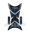 Tank Pad for Kawasaki Z750 blue/azure, mod. "Shark"+2