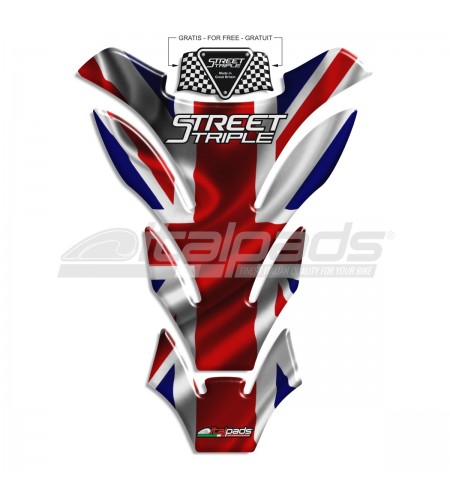 Tank Pad per Triumph Street Triple "DETROIT" + 1 sticker FOR FREE