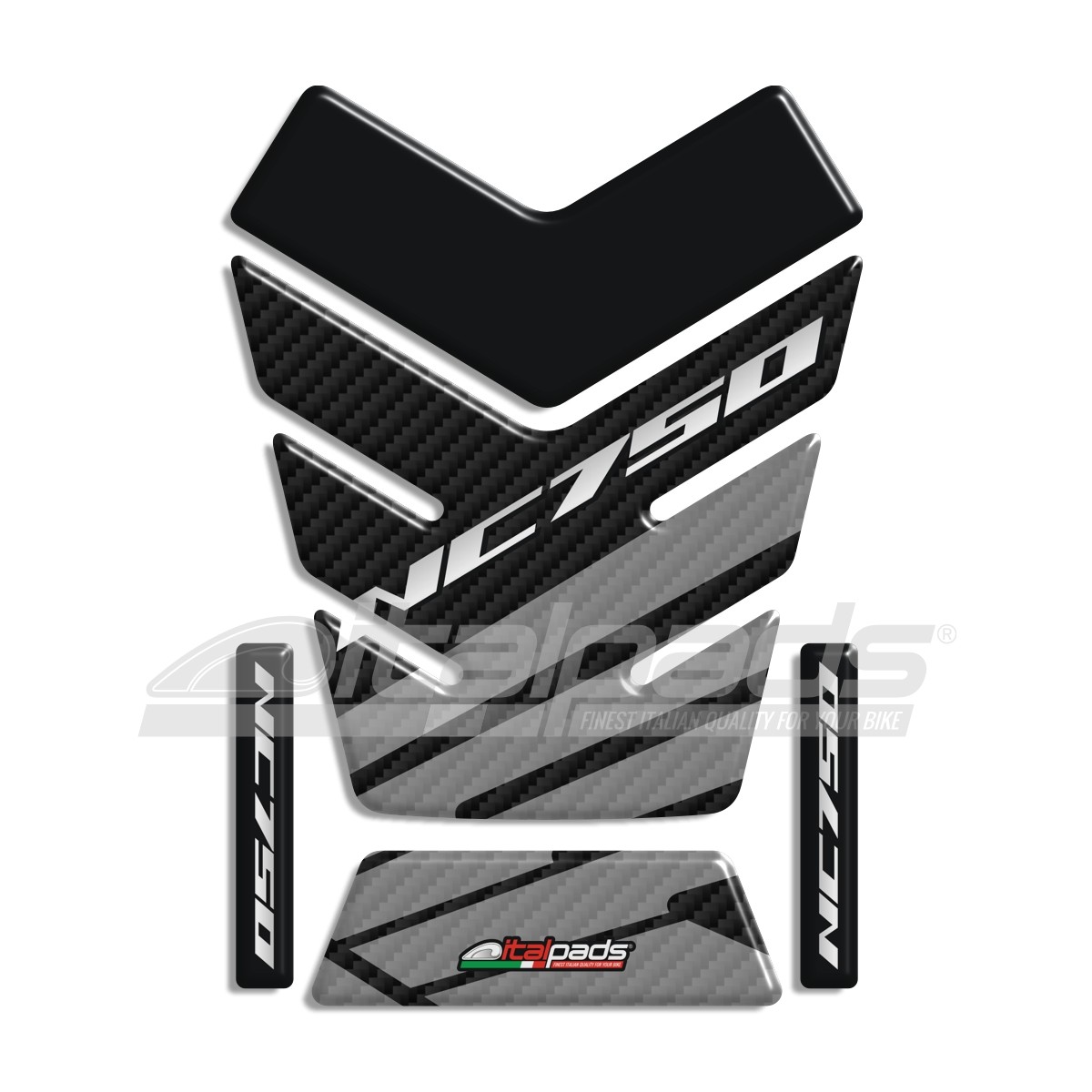 Paraserbatoio compatibile con Honda Africa Twin CRF 1000 mod.Compact2 Honeycomb