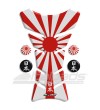 Tank Pad protector  JAPAN flag HoneyComb "Classic" + 4