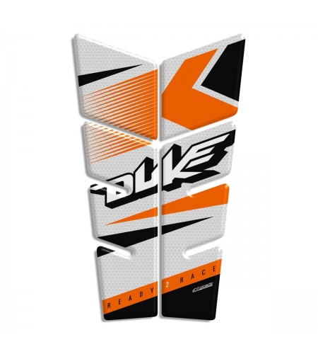 Tank Pad "HoneyComb" white for KTM  Duke